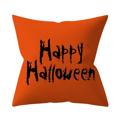 Trick or Treat & Pompoen Kussenhoes / Voor Kussen Maat: 45*45cm