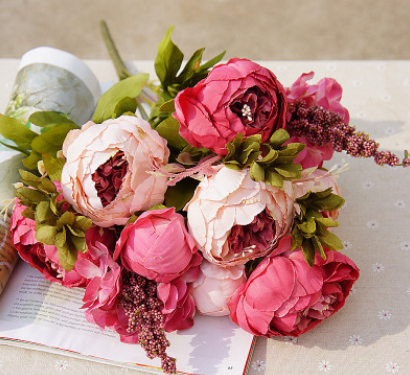 "Pioenen - Kunstbloemen - Stijlvolle Woondecoratie"